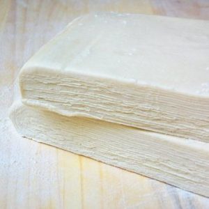 raw puff pastry